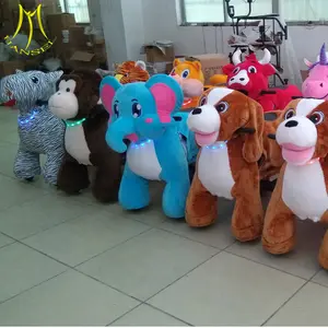 Hansel giro su unicorn animale giocattolo della peluche kiddie rides 2018