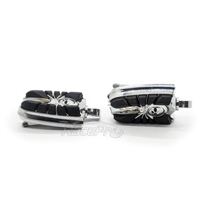 Viuda Clavijas Macho Monte Chrome Ias Estriberas Clavija Para Harley FXST FLH XL DYNA - Product Image 4
