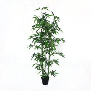 0517 Venta al por mayor directa <span class=keywords><strong>de</strong></span> fábrica: <span class=keywords><strong>Varas</strong></span> <span class=keywords><strong>de</strong></span> bambú <span class=keywords><strong>artificial</strong></span> verde <span class=keywords><strong>de</strong></span> 180 cm con estructura <span class=keywords><strong>de</strong></span> plástico y alambre - Product Image 3