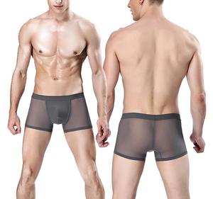 Calzoncillos Boxer Lisos al por Mayor, Ropa Interior Sexy Transparente - Product Image 1