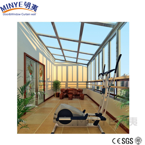 Shanghai usine en aluminium de conception chaude solariums/jardin d'hiver/verre maison/serre - Product Image 4