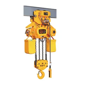 Good Material Lifting Hoist 10 Ton With Trolley Electric Chain Hoist Battery Powered Hoist Factory Price Supplier