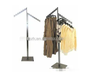 Chrome Plated High Quality Cloth Display Racks RH-YJ01 Clothes Display Rack Stand