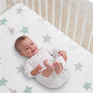 <span class=keywords><strong>Lenzuola</strong></span> con angoli impermeabili in cotone 100% stampa digitale personalizzata con pellicola in TPU per bambini prodotti per la sicurezza del bambino Oem - Product Image 2