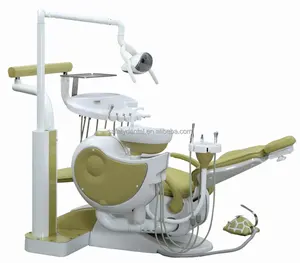 Double armrest dental delivery system with memory foam patience chair side floor type