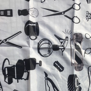 Mantella per grembiule spot di vendita in fabbrica per barbiere con logo prezzo di fabbrica taglio barbiere cape custom - Product Image 6