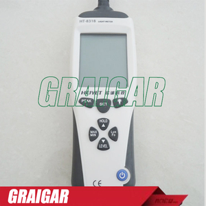 Profesional del medio ambiente HT-8318 luxómetro fotómetro digital de 400.000 Lux 0.1 DPI Fotómetro Luxmeter - Product Image 2