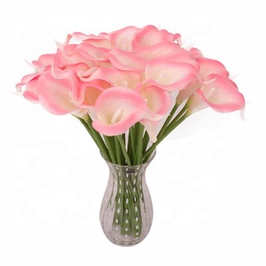 Flores de lirio de Cala artificiales personalizadas para boda Navidad graduación Halloween Año Nuevo decoración de Pascua; para hogares - Product Image 3