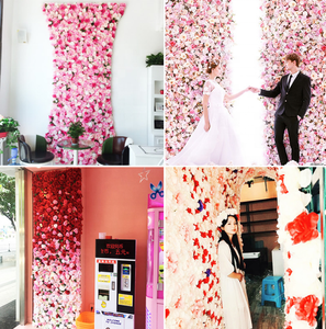 Artificial Rose <strong>Flower</strong> <strong>Panel</strong> Stage Backdrop Wedding Floral <strong>Wall</strong> 40x60cm Modern Style for Decoration - Product Image 5