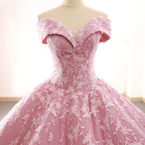 Rosa Ballkleid Ballkleid Schatz Applikationen Plus Size Sweet 16 Kleider Saudi Arabisch Quince anera Kleider - Product Image 5