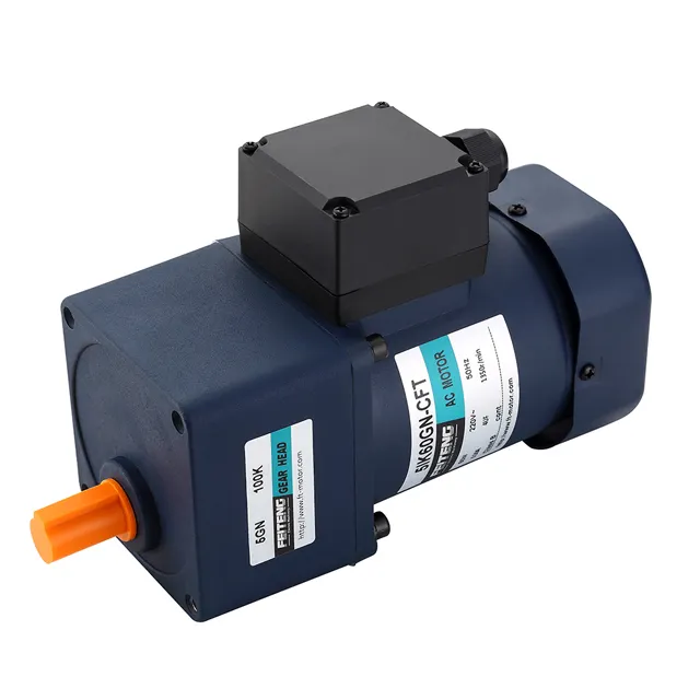 110 V 220 V 380 V spanning Ac omkeerbare enkele drie fase gear motor speed reducer reductie 1500 rpm