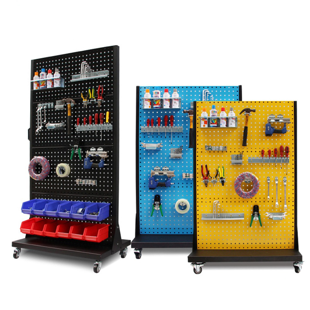 Customized Popular Metal Display Rack Tool Display Rack With Shelves Display Rack Gondola for Tool Stores — view 6