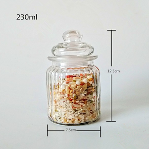 Venta al por mayor de alimentos grado cocina contenedor potes de vidro frascos de almacenamiento de vidrio con tapas de vidrio herméticas - Product Image 3