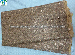 L'arrivée de nouveaux africain suisse de lacet voile, voile de coton tissu de lacet - Product Image 1