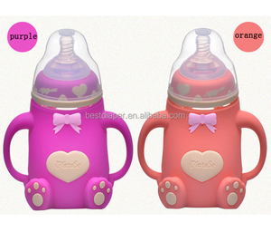 Flauta feliz leche cristal al por mayor del bebé, la alimentación <span class=keywords><strong>con</strong></span> biberón - Product Image 6