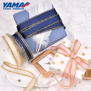 YAMA Polyester Grosgrain Gift Wrap Ribbon Manufacturers Brown