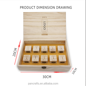Nuevo producto de calidad superior exquisito de lujo de madera caja de almacenamiento de regalo del té del té de embalaje - Product Image 3