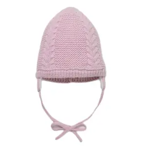 Atacado padrão simples nó cabeça chapéu do bebê bonnet beanie babies queria