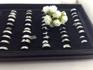 2025 Latest Unique Design Classic <strong>Man</strong> Stainless Steel Wedding Band <strong>Ring</strong> - Product Image 2