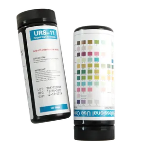 İdrar Test şeritleri 11 parametre ketonları, UTI (İdrar yolu enfeksiyonları), glikoz, idrar pH