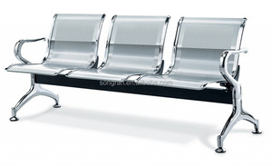 Chaise d'attente 4 places avec accoudoir central pour hôpital/banque/aéroport, chaises d'attente pour clinique - Product Image 6