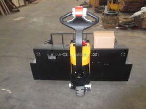 Caminhão elétrico de palete de 1 tonelada, amplamente uso duro com rodas pneumáticas adesivas - Product Image 3