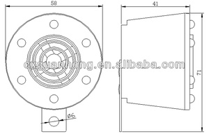 105 dB Autos ummer <span class=keywords><strong>Piezo</strong></span> sirene 6 Ton mit LED - Product Image 3