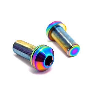 Pernos de piezas de Metal y titanio coloridos para rueda de coche, pernos y tuercas de titanio moldeados, para rueda de motocicleta - Product Image 6