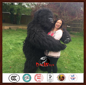 Costume de gorille rigolo pour adulte Dino1560 pour centre commercial ou parc d'attractions - Product Image 2