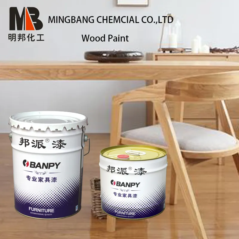 1k resina de nitrocelulose resistente à amarração para móveis de madeira revestimento pintura