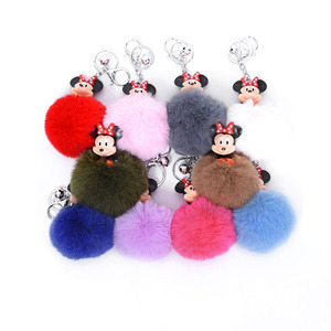 Yongze alta calidad cartón pompom <span class=keywords><strong>llavero</strong></span> de <span class=keywords><strong>Mickey</strong></span> <span class=keywords><strong>Mouse</strong></span> tipo - Product Image 6