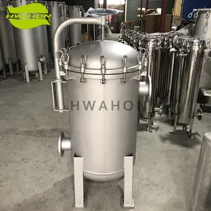 304 Industrial Stainless Steel Bag Filter Housing Best Water Filter Machine System