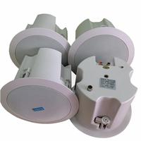 Deckenlautsprecher Multi-Room XLR WLAN-Lautsprecher mit Dolby Digital und DTS Unterstützung 30-50W Ausgangsleistung Einfarbige LED-Beleuchtung