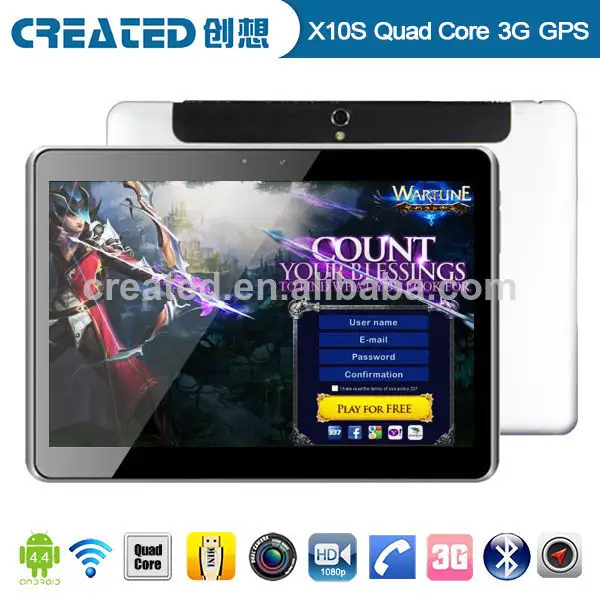 Haut de gamme android. 4.4 and mtk8382 quad core 1.2 ghz de remplacement des écrans pour tablet pc