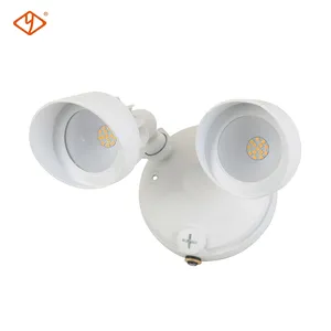 新的双头 ip65 led 泛光灯 ETL 户外 led 安全灯与运动传感器