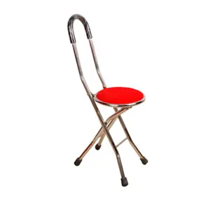 折叠拐杖座椅拐杖凳子为老人提供四条腿