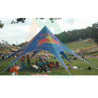 Camping en plein air Resort Star Shaped Bell Tente Chapiteau Tente de banquet pour événements