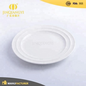 A granel barato de cerámica <span class=keywords><strong>platos</strong></span> de porcelana + cerámica blanca llana <span class=keywords><strong>platos</strong></span> - Product Image 2