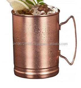 Tasse en cuivre et métal personnalisée Moscow Mule Tankard pour Vodka Mixology Bar Premium Drinkware Accessoires - Product Image 1