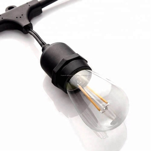 48 pies cadena radial de la luz luces de navidad funcionamiento	con bombilla foco <span class=keywords><strong>piscina</strong></span> para cobertizo - Product Image 1