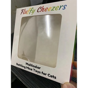 SP-55 Đầy Đủ Màu Sắc In Ấn Rõ Ràng Pvc Cửa Sổ 2 Bên Tùy Chỉnh Hộp Bao Bì Macaron Hộp Cửa Sổ Bao Bì - Product Image 6