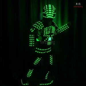 Equipo de baile, <span class=keywords><strong>Club</strong></span> nocturno, DJ, planificador de eventos, disfraz Led, Robot, disfraces robóticos - Product Image 6