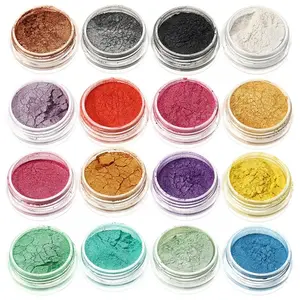 China Großhandel Mehrfarbige Bulk-Farben Glimmer pulver Epoxidharz Perlen pigment