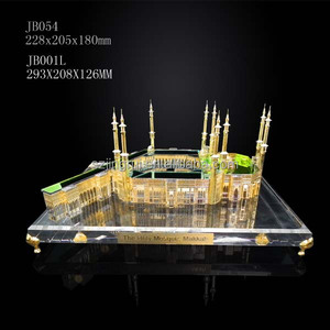 Mô Hình Xây Dựng Kim Loại Hồi Giáo Nổi Tiếng Thế Giới Với <span class=keywords><strong>Crystal</strong></span> Mosque Craft Trang Trí Hồi Giáo Cho Gia Đình - Product Image 2