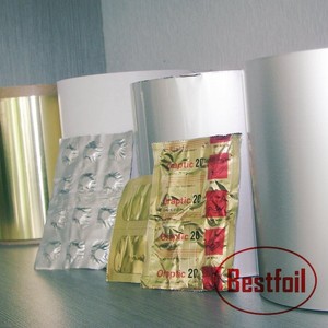 ฟอยล์เคลือบ PE สีทองสำหรับบรรจุภัณฑ์ยา - Product Image 2