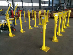 Mini grue avec palan électrique Capacité de levage de 1000 kg Bras de grue avec treuil électrique 12V/24V 6000LBS - Product Image 4