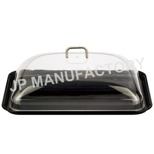Tapa de plástico Rectangular <span class=keywords><strong>para</strong></span> plato de exhibición/tapa transparente de policarbonato <span class=keywords><strong>para</strong></span> <span class=keywords><strong>buffet</strong></span> - Product Image 1