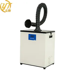 Portable mobile welding dust removal and smoke exhausting device