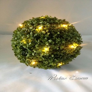 Harga Grosir Bola Rumput Topiary Buatan Bola Boxwood dengan Lampu Led