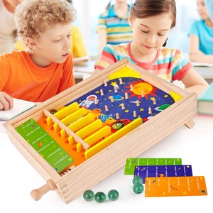 encargo de los niños atención práctica bolas de juego con una tarjeta reactividad probar de Pinball de juguete - Product Image 1